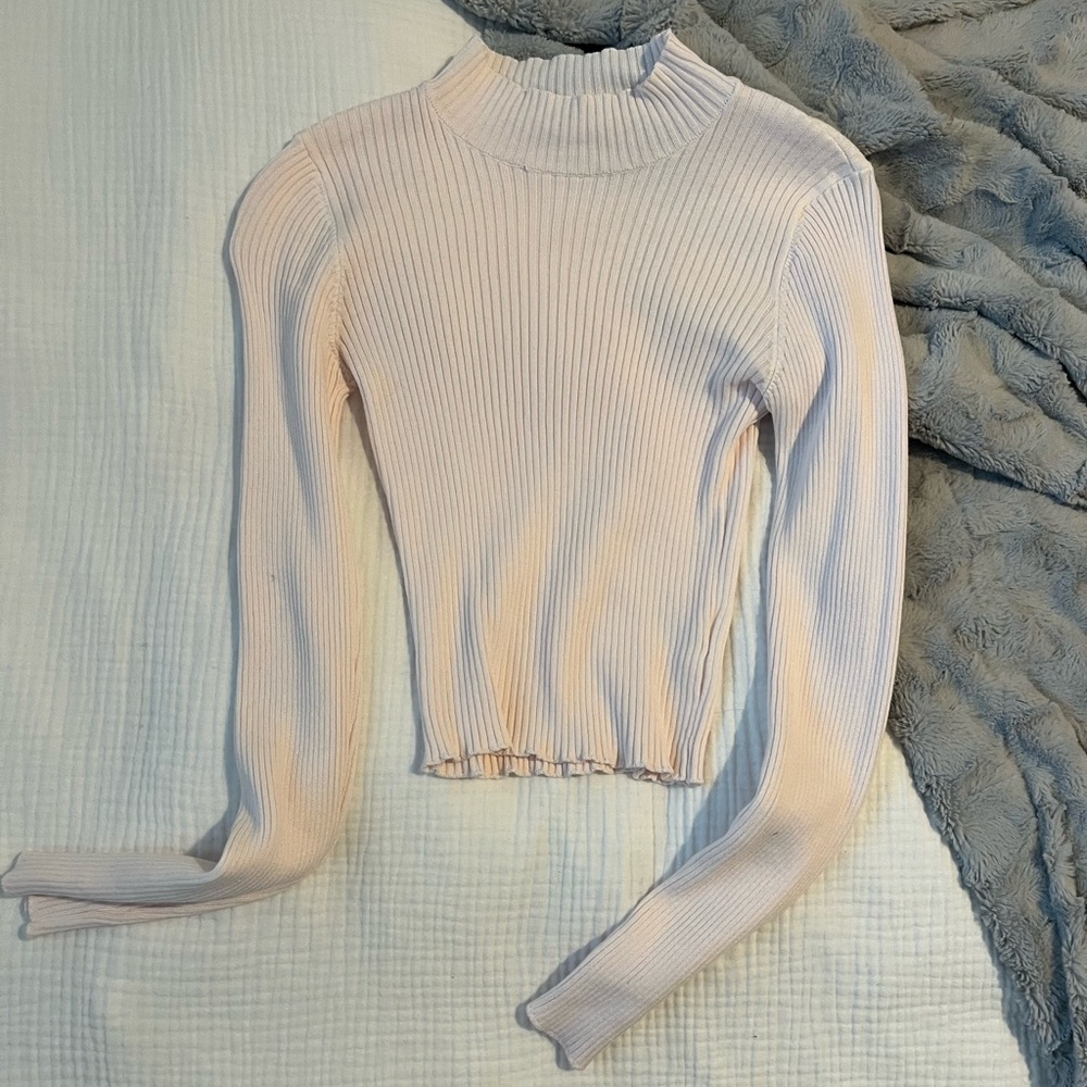 Brandy Melville Pink Turtleneck